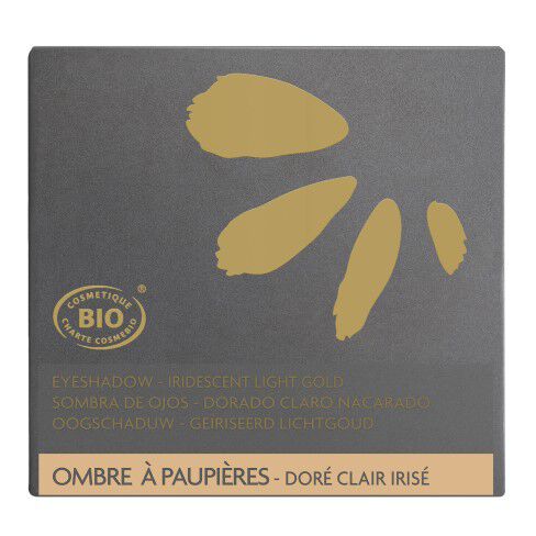 Enveloppe dor&eacute; clair iris&eacute; cosm&eacute;tique bio